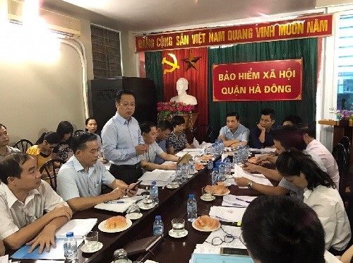 Ban Văn hóa - Xã hội: Giám sát công tác BHXH, BHYT tại Hà Đông, Thanh Xuân